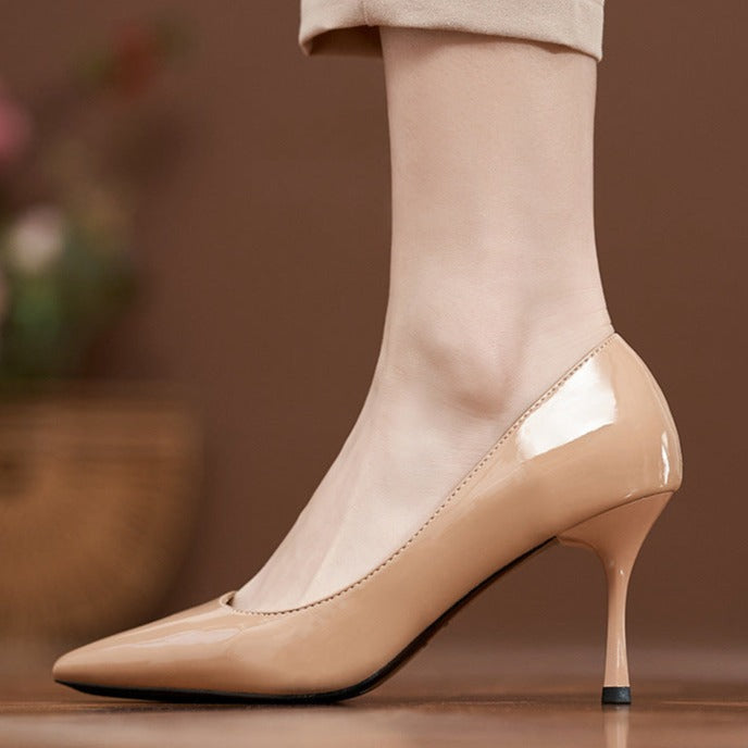 Yve D. - Champagne Shine Heels 70mm